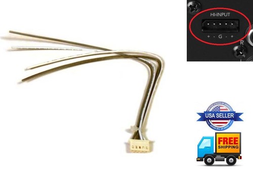 Pin speaker high level input - level,